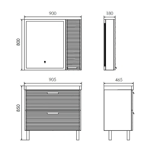 Тумба с раковиной Comforty Танжер-90Н 00-00019535 белая матовая раковина Comforty 4490 Тумба с раковиной Comforty Танжер-90Н 00-00019535 белая матовая раковина Comforty 4490