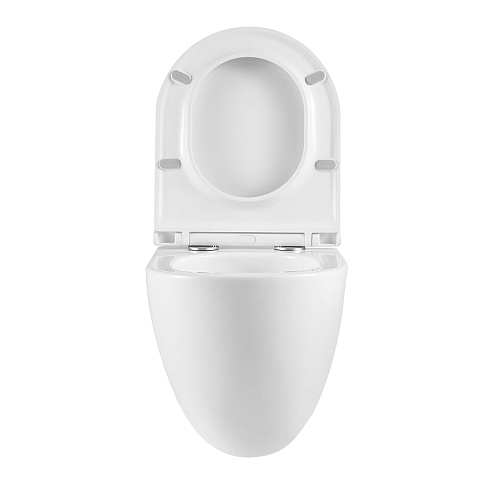 Унитаз подвесной Vincea Bien VT1-51T безободковый, цвет белый, ультратонкое soft-close сиденье Унитаз подвесной Vincea Bien VT1-51T безободковый, цвет белый, ультратонкое soft-close сиденье