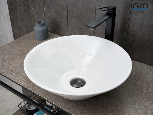 Раковина Gid N9102 51210 накладная белая 42x42x15 Раковина Gid N9102 51210 накладная белая 42x42x15