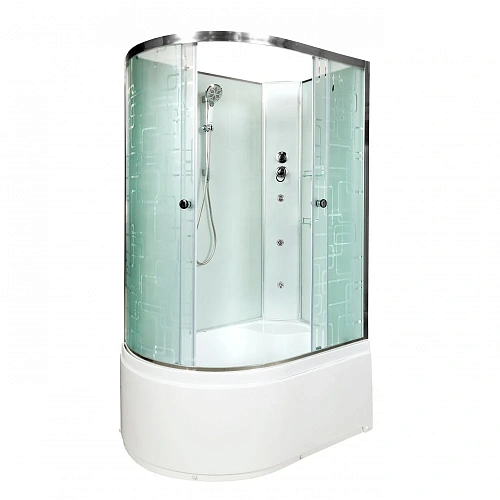 Душевая кабина Dto EM4512RN (EM4512RNGM) 120x80 см с гидромассажем Душевая кабина Dto EM4512RN (EM4512RNGM) 120x80 см с гидромассажем