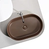 Раковина Ceramica Nova ELEMENT CN6048MDB Темно-Коричневый матовый накладная Раковина Ceramica Nova ELEMENT CN6048MDB Темно-Коричневый матовый накладная