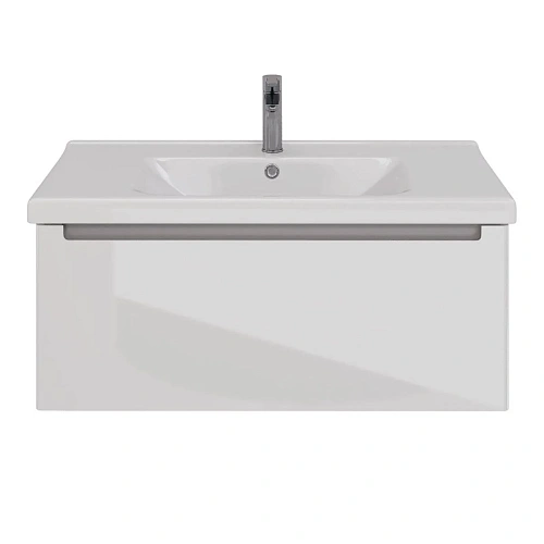 Тумба под раковину Lemark BUNO MINI 100 см подвесная, серый/белый LM05BM100T Тумба под раковину Lemark BUNO MINI 100 см подвесная, серый/белый LM05BM100T