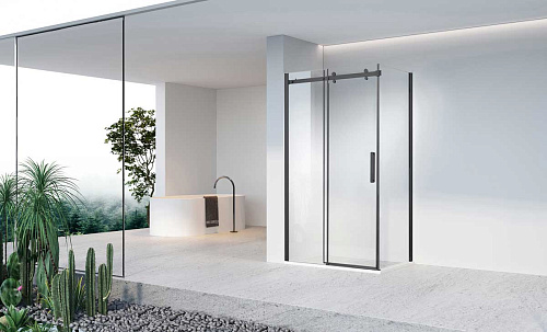 Душевой уголок Vincea Como-N VSR-4CN9016CLB 1600x900 черный стекло прозрачное Душевой уголок Vincea Como-N VSR-4CN9016CLB 1600x900 черный стекло прозрачное