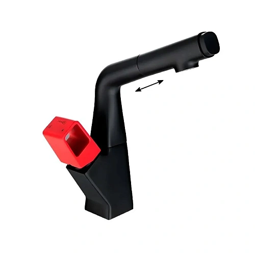 Смеситель для кухни Lemark Soul LM6008BR, черный/красный Смеситель для кухни Lemark Soul LM6008BR, черный/красный