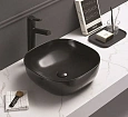 Раковина CeramaLux 78107MB накладная, черный матовый Раковина CeramaLux 78107MB накладная, черный матовый