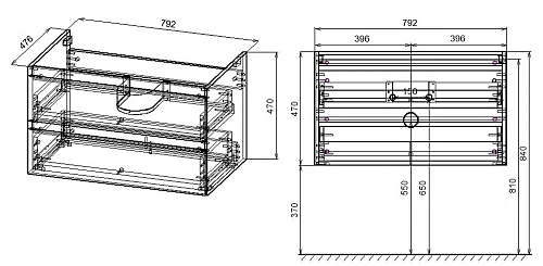 Тумба под раковину Vincea Luka 80 подвесная N.Oak VMC-2L800NO Тумба под раковину Vincea Luka 80 подвесная N.Oak VMC-2L800NO