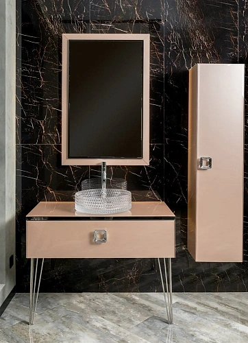 Шкаф-пенал Armadi Art LUCIDO 772-Rose пыльная роза Шкаф-пенал Armadi Art LUCIDO 772-Rose пыльная роза