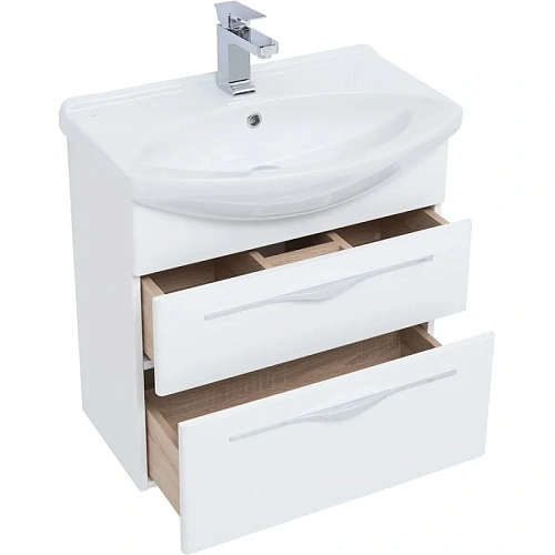 Комплект мебели Aquanet Ирвин 65 белый 00210252 Комплект мебели Aquanet Ирвин 65 белый 00210252