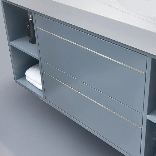 Тумба с раковиной Orans BC-1129-1200 столешница RB003, раковина, цвет: PU032 (1200x550x550) 11291200 Тумба с раковиной Orans BC-1129-1200 столешница RB003, раковина, цвет: PU032 (1200x550x550) 11291200