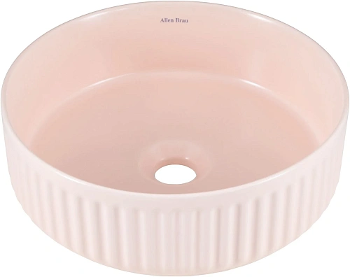 Раковина Allen Brau Fantasy Line 36 4.11032.SM накладная, розовый Раковина Allen Brau Fantasy Line 36 4.11032.SM накладная, розовый