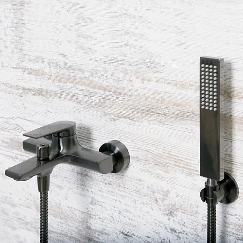 Смеситель для ванны WasserKRAFT Wiese 8401 оружейная сталь Смеситель для ванны WasserKRAFT Wiese 8401 оружейная сталь