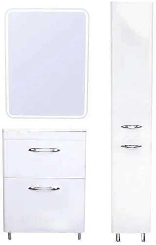 Зеркальный шкаф Style Line Каре 60x80 с подсветкой, сенсор на зеркале СС-00002274 Зеркальный шкаф Style Line Каре 60x80 с подсветкой, сенсор на зеркале СС-00002274