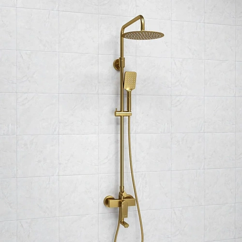 Душевая система WasserKRAFT A155.259.201.BG золото Душевая система WasserKRAFT A155.259.201.BG золото