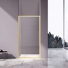 Душевая дверь Vincea Slim 8mm VDP-4SL100CLG, брашированное золото, стекло прозрачное Душевая дверь Vincea Slim 8mm VDP-4SL100CLG, брашированное золото, стекло прозрачное