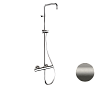 Картинка анонса товара «душевая система remer elegance eq32assdnpo термостатическая, никель матовый брашированный»