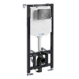 Детальная картинка товара «инсталляция для унитаза wasserkraft aller 10tlt.010.me.pb02 с клавишей смыва черный»