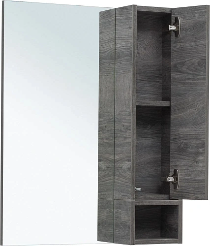 Комплект мебели STWORKI Карлстад 60 дуб рошелье, с белой полкой, в стиле лофт, подвесная (комплект, 440535 Комплект мебели STWORKI Карлстад 60 дуб рошелье, с белой полкой, в стиле лофт, подвесная (комплект, 440535