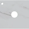Столешница Aquanet Flat 90 00345784 мрамор, с отверстием слева Столешница Aquanet Flat 90 00345784 мрамор, с отверстием слева