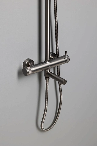 Душевая система Allen Brau Priority 5.31A10-MG графит браш Душевая система Allen Brau Priority 5.31A10-MG графит браш