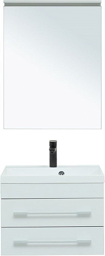 Тумба под раковину Aquanet Верона 58 New белый матовый 00272423 Тумба под раковину Aquanet Верона 58 New белый матовый 00272423
