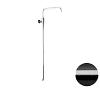 Душевая колонна телескопическая Remer 330A7DCESDEVCFP, черный брашированный хром