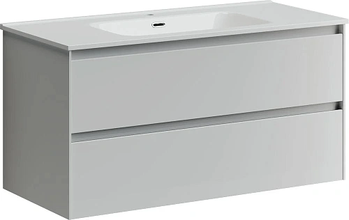 Тумба под раковину Sancos Cento CN100W белый глянец Тумба под раковину Sancos Cento CN100W белый глянец