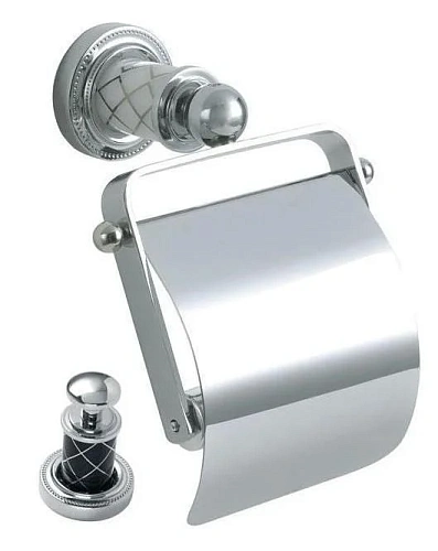Держатель туалетной бумаги Boheme MURANO 10901-B-CR CHROME (черное) Держатель туалетной бумаги Boheme MURANO 10901-B-CR CHROME (черное)