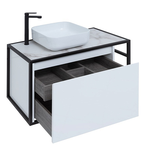 Тумба под раковину Aquanet Nova Lite Loft 90 L белый 00261652 Тумба под раковину Aquanet Nova Lite Loft 90 L белый 00261652