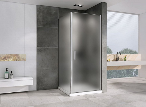 Душевой уголок ABBER Sonnenstrand AG04070M-S85M 70x85 см универсальный, профиль хром, стекло матовое Душевой уголок ABBER Sonnenstrand AG04070M-S85M 70x85 см универсальный, профиль хром, стекло матовое