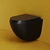 Унитаз подвесной Ceramica Nova VOGUE CN4008TMB черный матовый Унитаз подвесной Ceramica Nova VOGUE CN4008TMB черный матовый