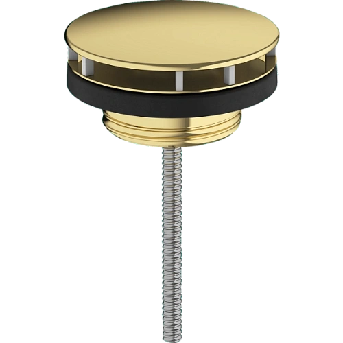 Донный клапан Hansgrohe незапираемый 50001990, полированное золото Донный клапан Hansgrohe незапираемый 50001990, полированное золото