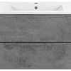 Тумба под раковину Vincea Mia 1200 подвесная, 2 выкатных ящика soft close, Beton VMC-2MC120BT Тумба под раковину Vincea Mia 1200 подвесная, 2 выкатных ящика soft close, Beton VMC-2MC120BT