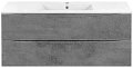 Тумба под раковину Vincea Mia 1200 подвесная, 2 выкатных ящика soft close, Beton VMC-2MC120BT Тумба под раковину Vincea Mia 1200 подвесная, 2 выкатных ящика soft close, Beton VMC-2MC120BT