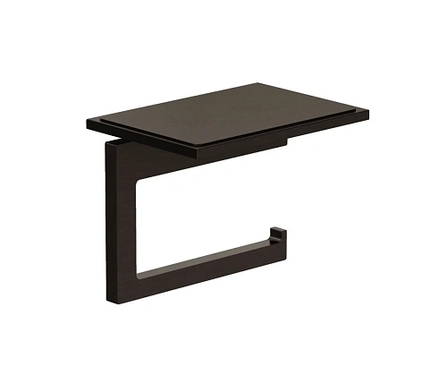 Держатель туалетной бумаги Kludi VELA C 31971N2 оружейная сталь Держатель туалетной бумаги Kludi VELA C 31971N2 оружейная сталь