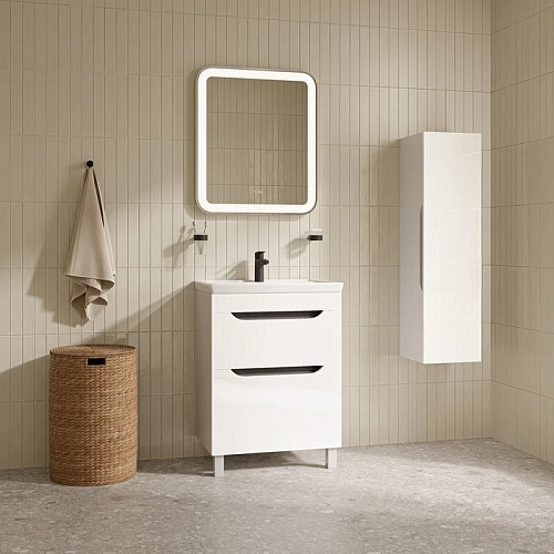 Тумба с раковиной IDDIS Ray RAY60WFi95K напольная, 60 см, белый Тумба с раковиной IDDIS Ray RAY60WFi95K напольная, 60 см, белый