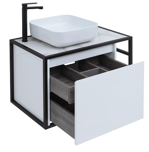 Тумба под раковину Aquanet Nova Lite Loft 75 L белый 00261650 Тумба под раковину Aquanet Nova Lite Loft 75 L белый 00261650