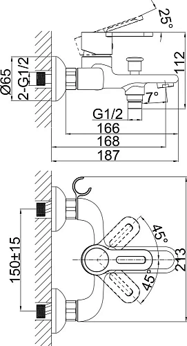 Комплект смесителей D&K DA1350002SET (DA1352141,DA1353201) Комплект смесителей D&K DA1350002SET (DA1352141,DA1353201)