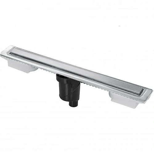 Душевой лоток BERGES C1 Norma 600, матовый хром, S-сифон D50/105мм H50 вертикальный 090037 Душевой лоток BERGES C1 Norma 600, матовый хром, S-сифон D50/105мм H50 вертикальный 090037