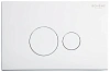 Клавиша смыва Boheme 668-W пластик WHITE (для 666)