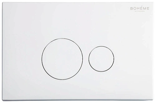 Клавиша смыва Boheme 668-W пластик WHITE (для 666) Клавиша смыва Boheme 668-W пластик WHITE (для 666)