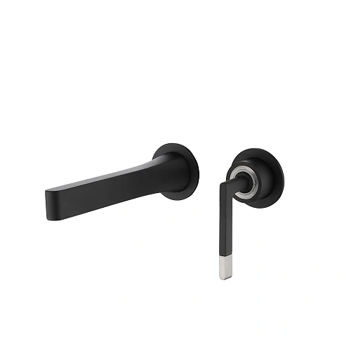 Смеситель для раковины Boheme Duo 165-B BLACK Смеситель для раковины Boheme Duo 165-B BLACK