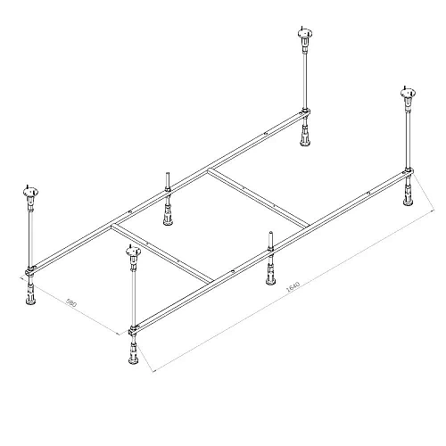Каркас для ванны AM.PM X-Joy W94A-170-070W-R 170х70 Каркас для ванны AM.PM X-Joy W94A-170-070W-R 170х70