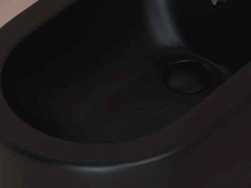 Биде напольное Ceramica Nova METROPOL CN4005MB черный матовый Биде напольное Ceramica Nova METROPOL CN4005MB черный матовый