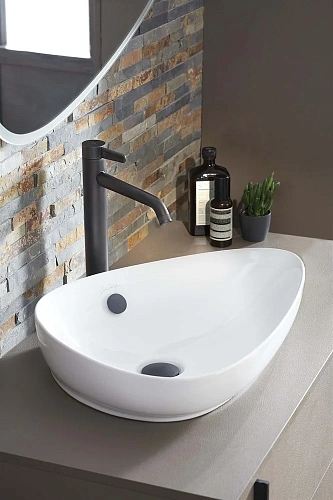 Смеситель для раковины Jacob Delafon Nouvelle Vague E78337-BLV с донным клапаном Смеситель для раковины Jacob Delafon Nouvelle Vague E78337-BLV с донным клапаном