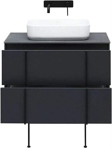 Тумба под раковину Allen Brau Reality 80 1.32005.AM антрацит матовый Тумба под раковину Allen Brau Reality 80 1.32005.AM антрацит матовый