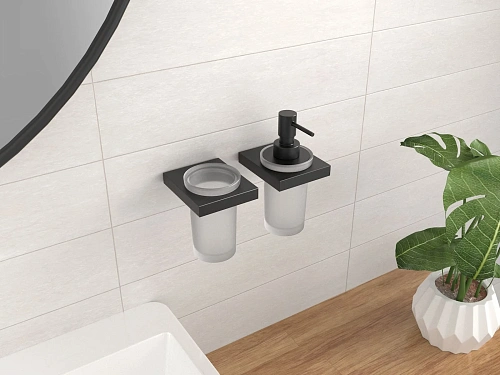 Дозатор жидкого мыла Timo Petruma 15239/03 черный Дозатор жидкого мыла Timo Petruma 15239/03 черный