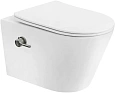 Унитаз подвесной Boheme AVVA 973-SET-2-MW с функцией биде, белый матовый c крышкой Унитаз подвесной Boheme AVVA 973-SET-2-MW с функцией биде, белый матовый c крышкой