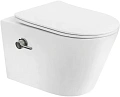 Унитаз подвесной Boheme AVVA 973-SET-2-MW с функцией биде, белый матовый c крышкой Унитаз подвесной Boheme AVVA 973-SET-2-MW с функцией биде, белый матовый c крышкой