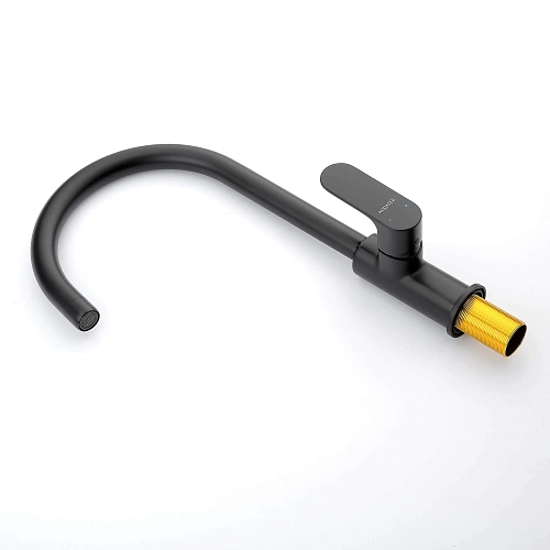 Смеситель для кухни Aquatek АЛЬФА AQ1982MB матовый черный Смеситель для кухни Aquatek АЛЬФА AQ1982MB матовый черный