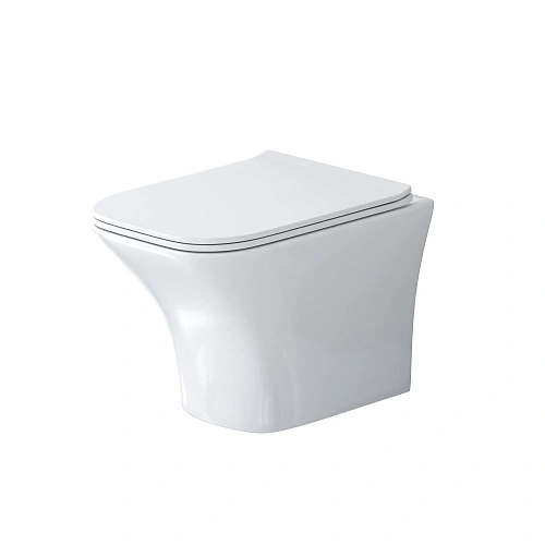 Унитаз подвесной GROSSMAN GR-4476S Galaxy 485x345x360 безободковый с тонкой крышкой Унитаз подвесной GROSSMAN GR-4476S Galaxy 485x345x360 безободковый с тонкой крышкой